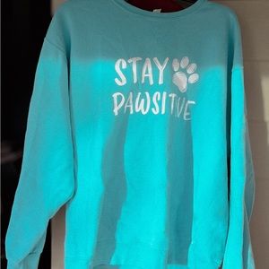 Stay Pawsitive Crewneck